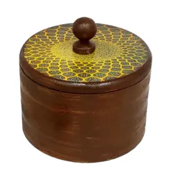 قندان چوبی طرح اسلیمی