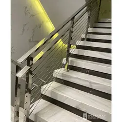 نرده استیل راه پله و تراس