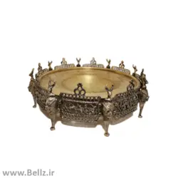 منقل برنجی سایز بزرگ (طرح ۲)