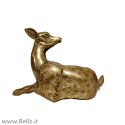 مجسمه آهو (گوزن) برنجی - طرح ۳