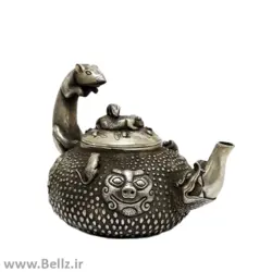 قوری موش برنزی - آبکاری نقره