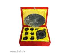 ست قوری و سینی سنگ یشم