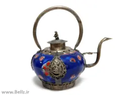 قوری چینی (رنگ آبی)