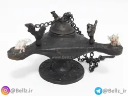 چراغ پیسوز برنجی ۳ شعله