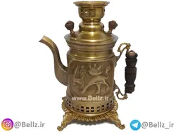 کتری ذغالی برنجی 1/5 لیتری