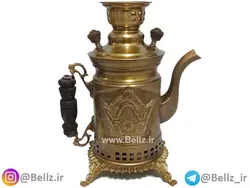 کتری ذغالی برنجی 1/5 لیتری