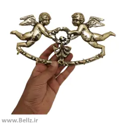 جا کلیدی برنجی - دیوار کوب فرشته - طرح ۳