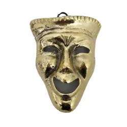 دیوار کوب ماسک برنجی