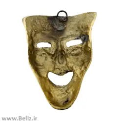 دیوار کوب ماسک برنجی