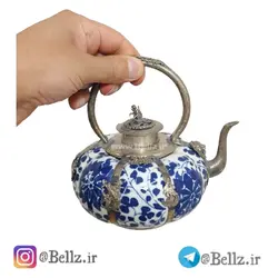 قوری چینی زوار ورشو ( نقاشی دست)