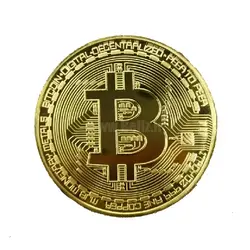 سکه بیتکوین ابکاری طلا