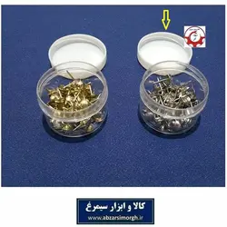 پونز یا پونس جنس قوی Chair Nail بسته فروش تک، 100 و 500 عددی رنگ نقره ای OPN-057