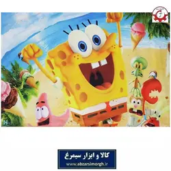 روبالشی عروسکی اتاق و تخت کودک پسرانه کارتونی باب اسفنجی برند Hiva هیوا HKK-017