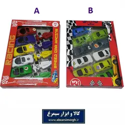 اسباب بازی ماشین  پلاستیکی کوچک و ارزان قیمت تک و جعبه ۱۰ عددی TMA-001