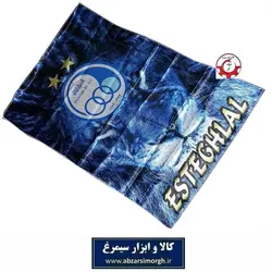 پرچم هواداری باشگاه فوتبال استقلال طرح K شیر آبی 2 ستاره VPE-011