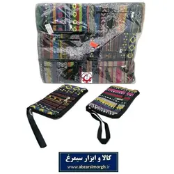 کیف دستی جاجیم یا جاجیمی 2 زیپ فروش تک و تعداد HKF-061