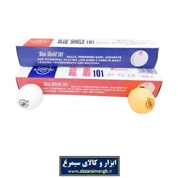 توپ پینگ پنگ بلو شیلد ۱۰۱ Blue Shield بسته ۶ عددی VTP-004