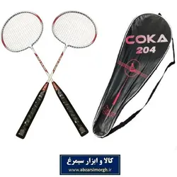 راکت بدمینتون Coca کوکا مدل ۲۰۴ کیف دار ۲ عددی VBM-005