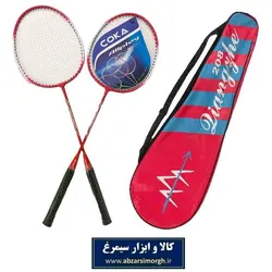 راکت بدمینتون Coca کوکا مدل ۲۰۸ کیف دار ۲ عددی VBM-004