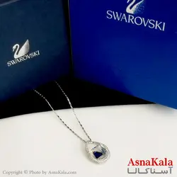 گردنبند سواروسکی اورجینال مدل قطره آب به همراه کارت گارانتی و جعبه سواروفسکی کد GNB16331W
