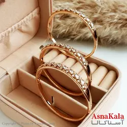 دستبند ژوپینگ مدل با کریستال های سواروسکی کد DSB18257W