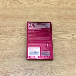 کابل 2.4 آمپر دیتا و فست شارژ کج USB به لایتنینگ ریمکس مدل RC 119i – Ranger-90Degree مناسب برای محصولات اپل دو سر فنری و تقویت شده با بافت کنفی بافته شده با سری آلومینیومی 90 درجه و طول 1 متر
