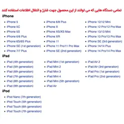 کابل بلند دیتا و فست شارژ لایتنینگ 2 متری JLW برای محصولات اپل با پوشش چند لایه چرمی دوخته شده و با سری های آلومینیومی ضد اکسیداسیون با ضمانت 6 ماهه
