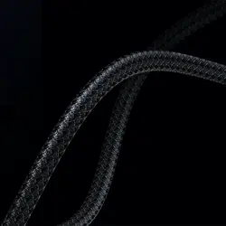 کابل هوشمند دیتا و فست شارژ microUSB ریمکس مدل Gonro 159m با شدت جریان 2.4 آمپر ،سرعت انتقال پایدار 480mbs و دارای مقطع تخت ضد گره بافته شده به طول 1 متر و سری های آلومینیوم ضد اکسیداسیون