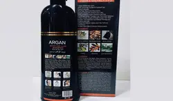 شامپو رنگ موی فوری باعصاره روغن آرگان رنگ قهوه ای تیره ومشکی مارک نیترو کانادا حجم 420 میل