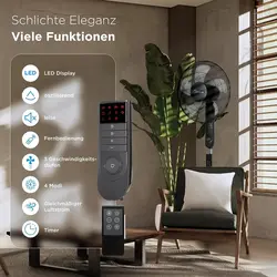 پنکه ایستاده ریموت دار مایدیا مدل MIDEA FS40-15FR