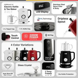 چای ساز فلر مدل FELLER TS 290 BK