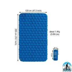 زیرانداز بادی دونفره نیچرهایک مدل FC-11 Couple Diamond Thick