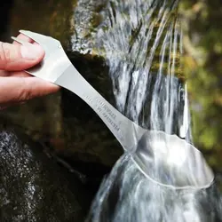 ست قاشق تیتانیوم و قاشق Ultimate Spork برند LIGHT MY FIRE