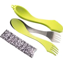ست قاشق تیتانیوم و قاشق Ultimate Spork برند LIGHT MY FIRE
