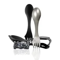 ست قاشق تیتانیوم و قاشق Ultimate Spork برند LIGHT MY FIRE
