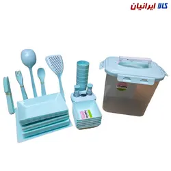 سرویس ظروف مسافرتی 58 پارچه برند لاولی