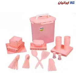 سرویس ظروف مسافرتی 58 پارچه برند لاولی