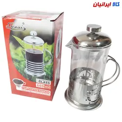 فرنچ پرس 600 میلی لیتری بدنه استیل
