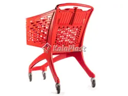 سبد خرید چرخدار فروشگاهی پلی کربنات  سایز 160 و 210 لیتری