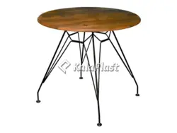 میز 4 نفره پایه ایفلی با رویه mdf