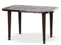 میز 6 نفره با چهارپایه لوله ای پلاستیکی کد512