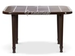 میز 6 نفره با چهارپایه لوله ای پلاستیکی کد512