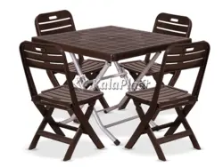 ست میز و صندلی 4 نفره تاشو لوتوس 222 109