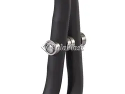 میز تمام فلزی تاشو رویه چوب طبیعی ( ترمو وود )