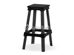چهارپایه فلزی  با کفی چوب  نستاس (nastas)