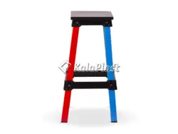 چهارپایه فلزی  با کفی چوب  نستاس (nastas)