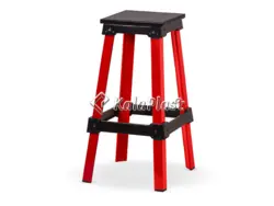 چهارپایه فلزی  با کفی چوب  نستاس (nastas)