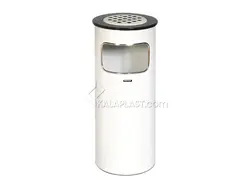 سطل جاسیگاری دار 18 لیتری  ساده رنگی F 4