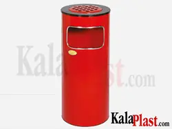 سطل جاسیگاری دار 18 لیتری  ساده رنگی F 4