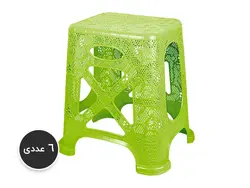 پک 6 عددی چهارپایه 50 سانت طرحدار 1117